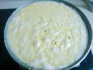 7、抹茶雪花酥,待棉花糖完全融化。