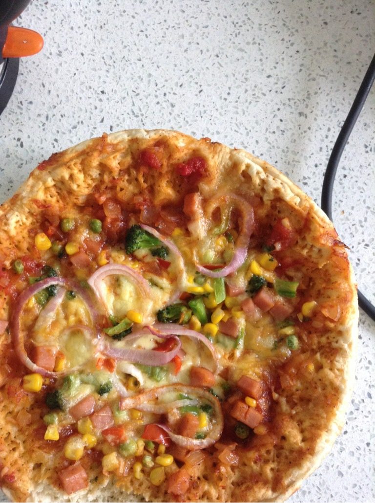 自制电饼铛披萨