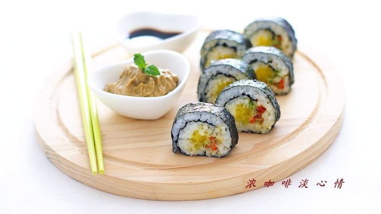 牛油果紫菜包饭适合夏季的高营养清爽主食