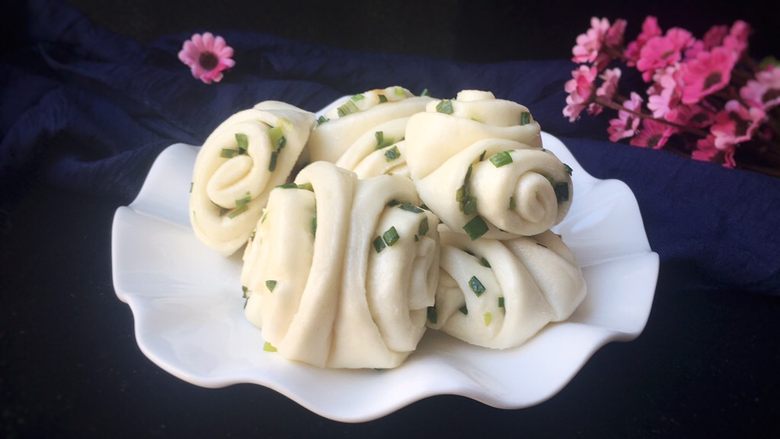 一次性发酵简单易做葱花卷