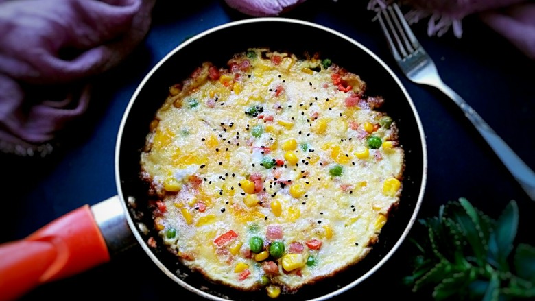 甜香披萨饼平底锅版