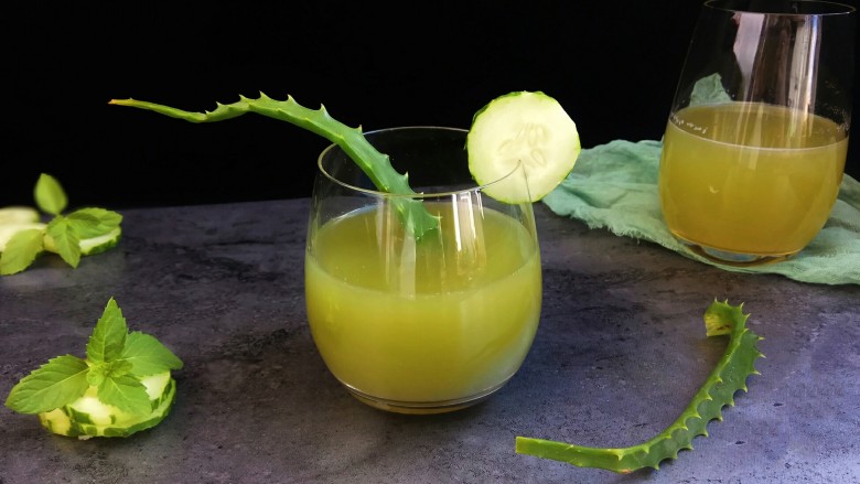 秋季健康饮黄瓜雪梨汁