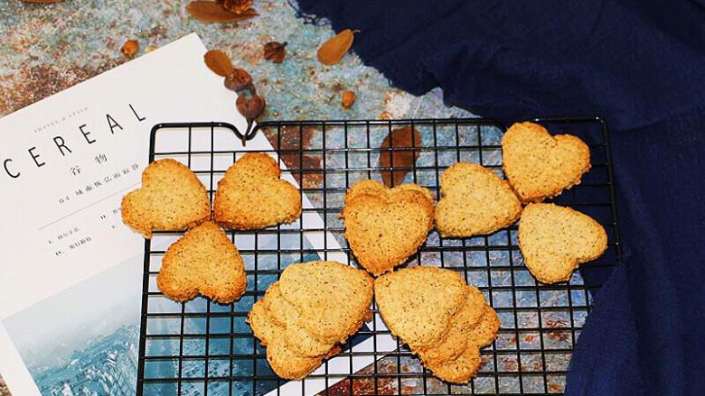 低脂健康红茶燕麦饼干