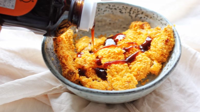 几乎无油的炸猪排