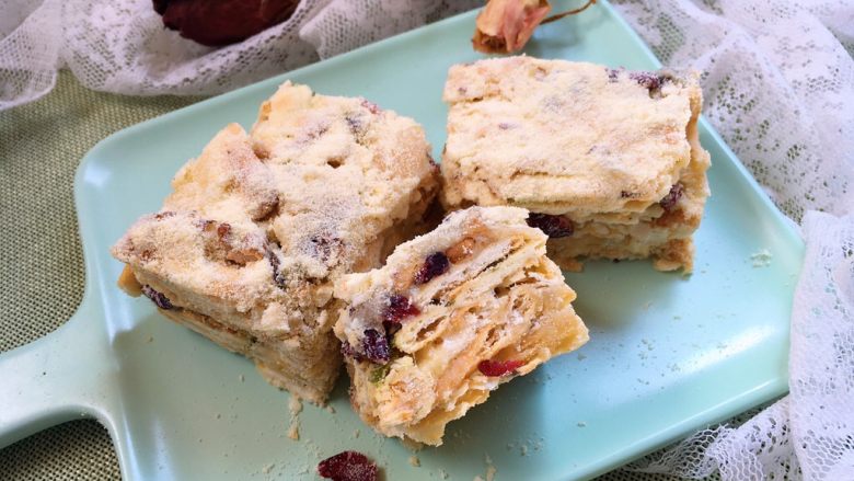 雪花牛轧饼干酥