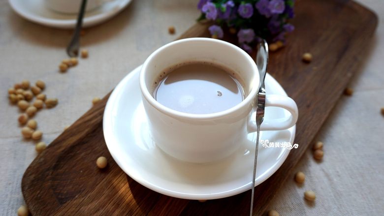 可可甜豆浆中国豆浆也有西式情调