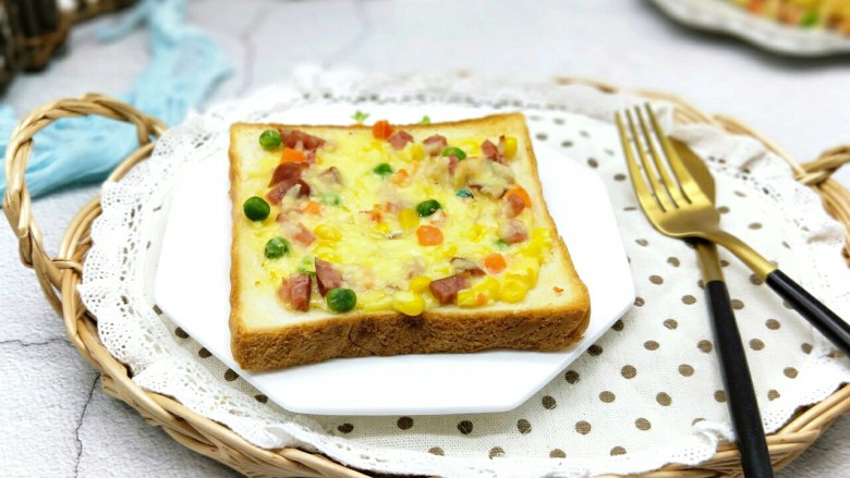 做年货快手吐司披萨田园风光