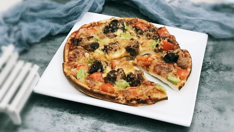 照烧鸡肉照烧鸡肉披萨