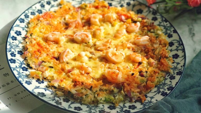 剩米饭的春天米饭披萨