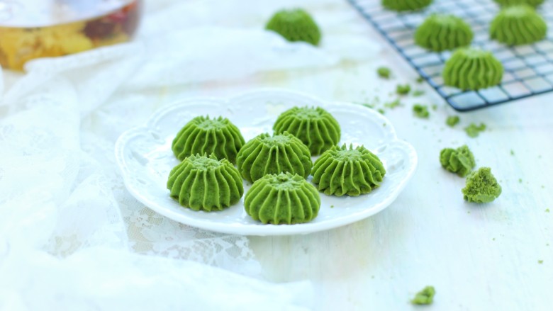 曲奇菜谱秀抹茶曲奇