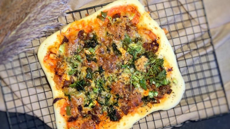 这是田园披萨吗