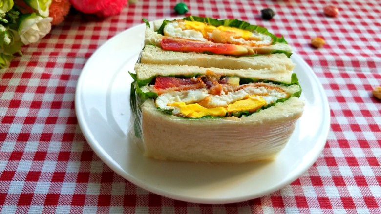 了不起的小番茄番茄土司三明治