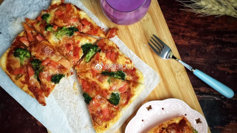 改良版火腿披萨