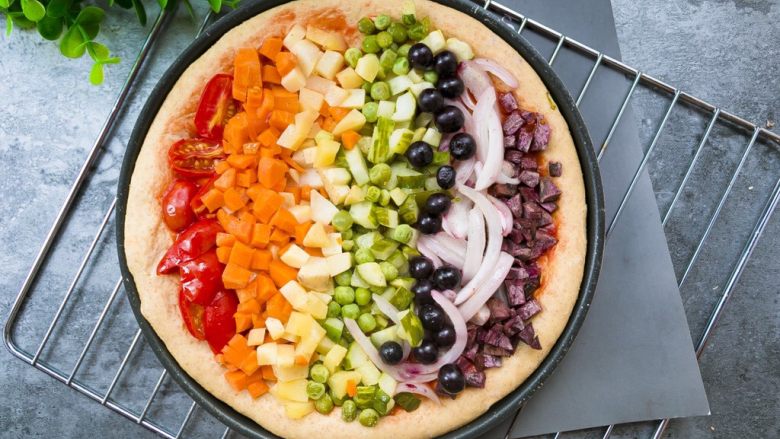 全麦彩虹披萨无糖无油减脂增肌必备