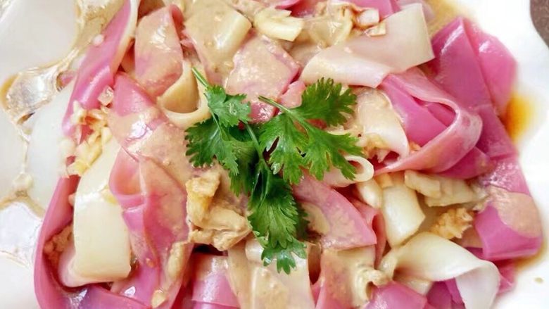 一天家双色凉皮肉夹馍