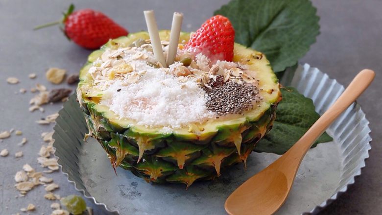 凤梨酸奶燕麦低脂代餐