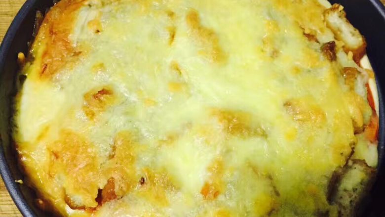 简易版肯德基鸡肉块披萨