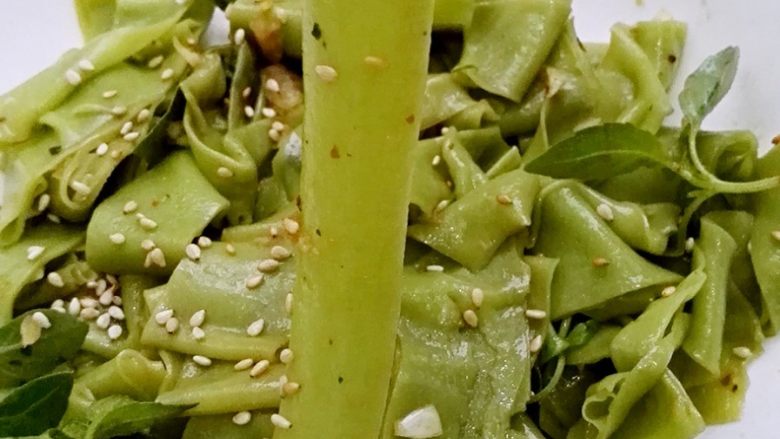 百变面食之翡翠凉皮不洗面简易版