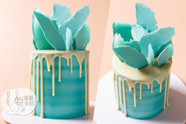 基础滴落蛋糕可以做出无限种高大上的造型