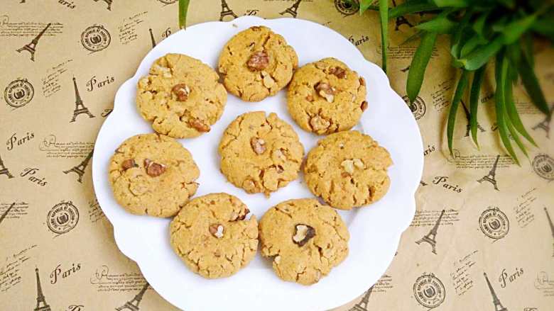 中式点心全麦核桃酥