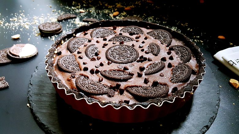 奥利奥巧克力香蕉派免烤