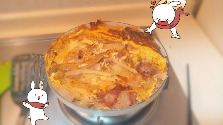 黄金培根土豆饼