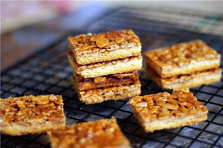 好吃的根本刹不住啊焦糖杏仁酥饼