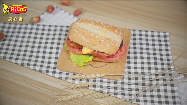 芝士家常做法大全芝士鸡肉汉堡