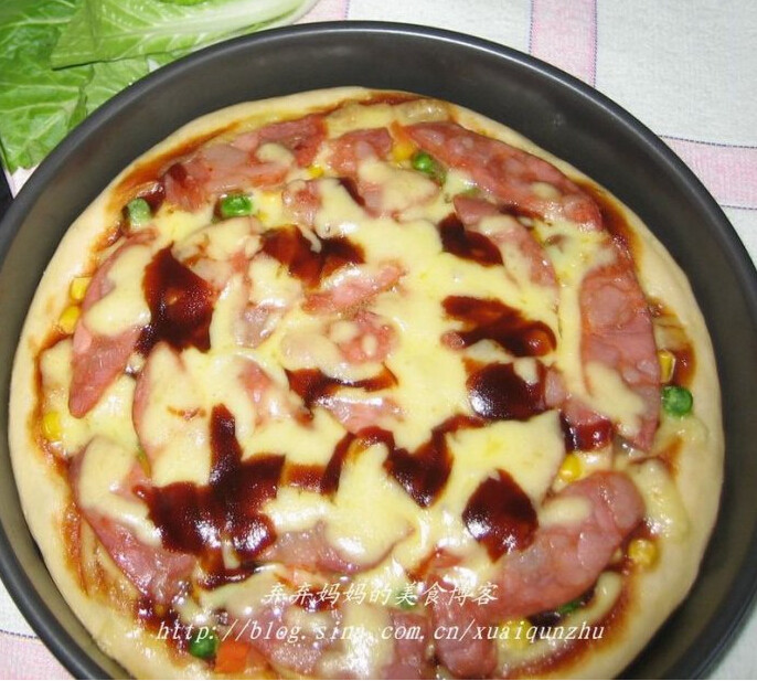 台湾香肠什蔬批萨