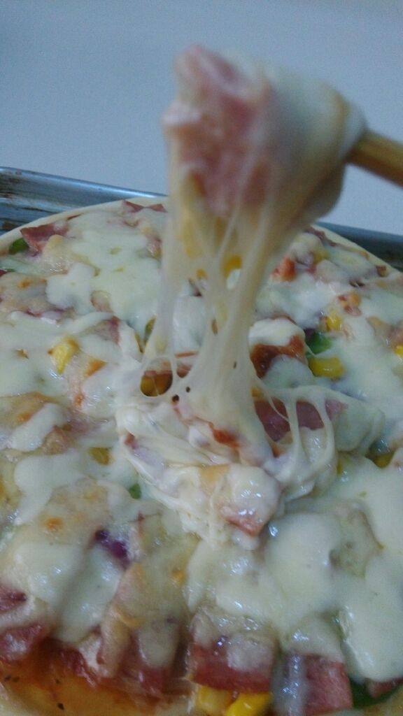 懒人版培根披萨