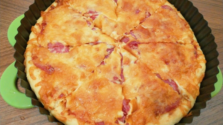 新文美食自制烤箱板披萨