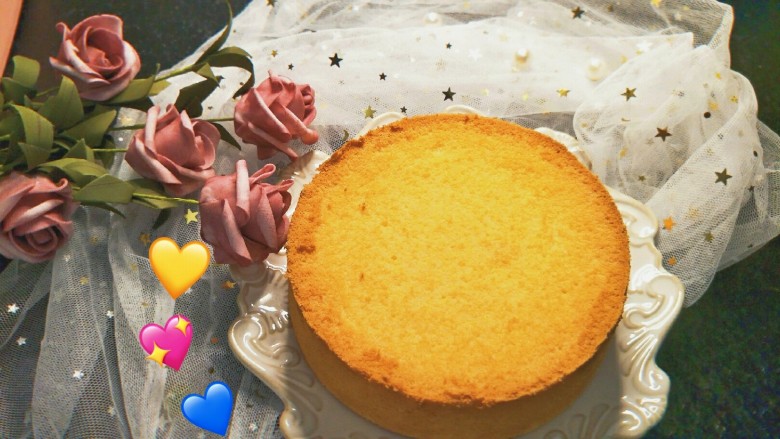 简易6寸戚风蛋糕2蛋