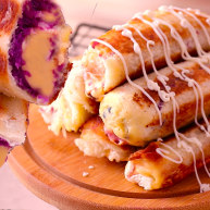 紫薯芝士吐司卷