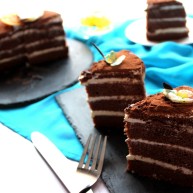 可可奶油裸蛋糕