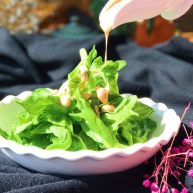 碧绿脆爽冰草沙拉