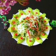 白萝卜香辣凉拌菜新文美食