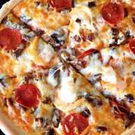 十寸鲜虾牛肉披萨