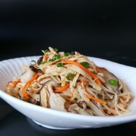 双菇鸡丝