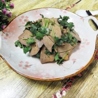 凉拌猪肝