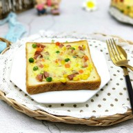 做年货快手吐司披萨田园风光