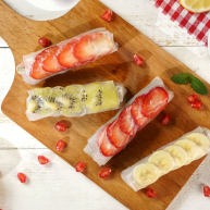 梦幻透明水果春卷