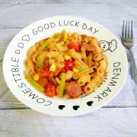 火腿彩蔬炒意粉