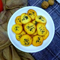 鸡蛋芝麻饼干