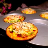 花菜底迷你披萨