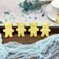 感恩节食谱嘻笑的熊宝宝饼干