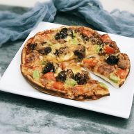 照烧鸡肉照烧鸡肉披萨