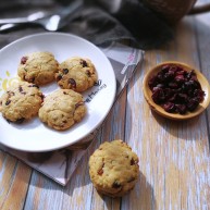 蔓越莓燕麦酥饼