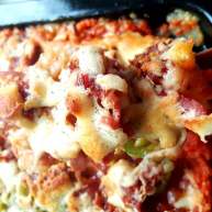 土豆泥双拼披萨