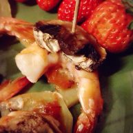 烤虾烤土豆烤口蘑