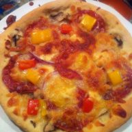 自制意大利pizza……